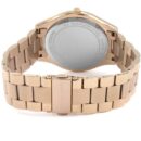 Michael Kors Ladies Slim Runway Rose Gold Watch - MK3197